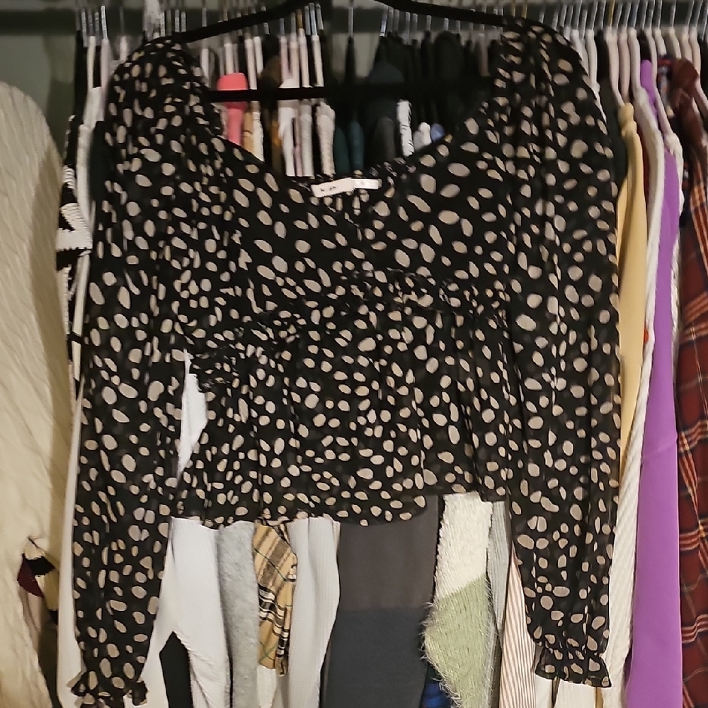 Polka Dot Women's Top